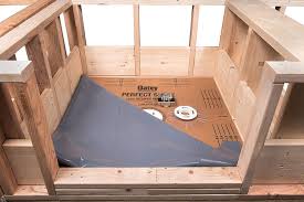 Shower Pan Liner Installation