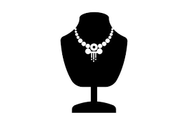 Bust Necklace Display Jewelry Icon