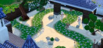 Sims 4 Zen Garden Sand Garden Cc