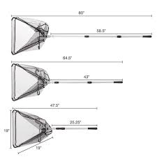 Wakeman Outdoors 80 In Fishing Net With Telescoping Handle