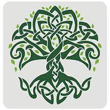 Celtic Tree Of Life Stencil 11 8x11