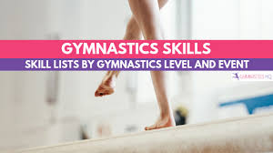 gymnastics skills event and level
