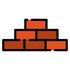 Brick Free Construction And Tools Icons
