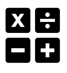 Calculator User Interface Gesture Icons