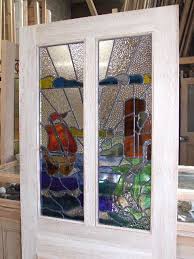 Stained Glass Sailboat Design Front