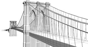brooklyn bridge 3d model by polygon3d
