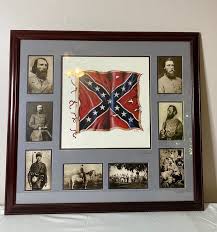 Framed And Matted Confederate Print