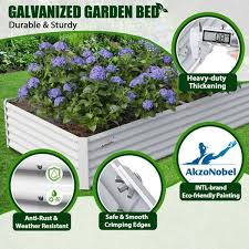 Metal Galvanized Raised Garden Bed
