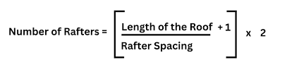roof rafter spacing span and sizing