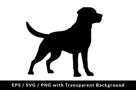 Labrador Retriever Dog Silhouette Svg
