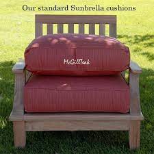 Outdoor Deep Seat Chair Cushion Pair