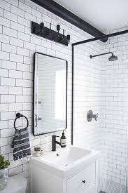 Black And White Bathroom Makeover
