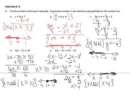 Lesson 14 Solving Inequalities