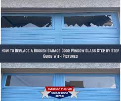 Broken Garage Door Window Glass