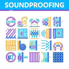 Soundproof Vector Art Icons And