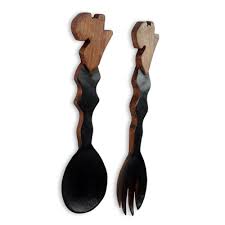 Fair Trade Decorative Wood Fork And