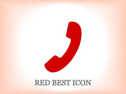 Call Icon Red Stock Photos Royalty