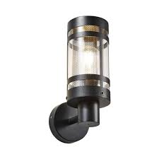 Gada Black Outdoor Wall Light With