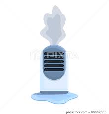 Air Conditioner Repairman Icon Cartoon