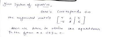 Question Write The System Of Equations