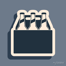 Beer Bottles Icon Isolated