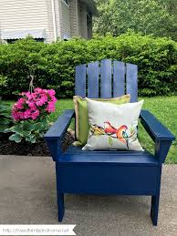 Spray Painted Adirondack Chair Love