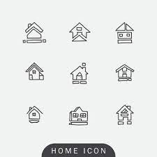 House Icon Design Template With Hand