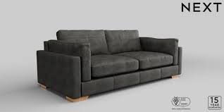 Large Sofa Monza Faux Leather