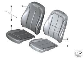 Genuine Bmw 52107308721 F20 Seat Cover