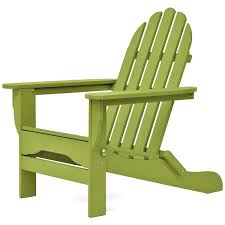 Durogreen Icon Teak Recycled Folding Plastic Adirondack Chair 2 Piece
