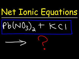 Net Ionic Equations In Chemistry