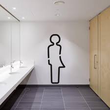 Toilet And Washroom Wall Sign Stickers