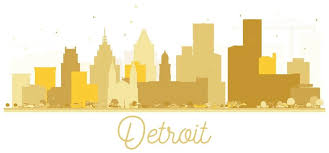 Detroit Ilrations Stock Detroit