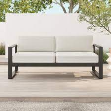 Portside Aluminum Outdoor Sofa 62 72