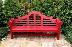 Garden Bench Color In The English Style
