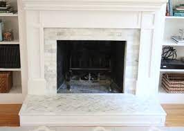 Tile Over A Brick Fireplace Surround