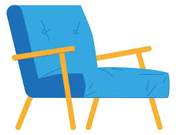 Soft Armchair Cartoon Icon Comfortable