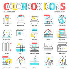 Color Box Icons Bundle Box Icon