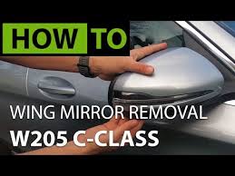 Replace W205 C Class Wing Mirror Glass