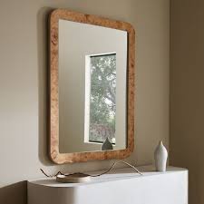 Burled Wood Wall Mirror West Elm