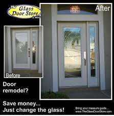 Replace Glass In The Fiberglass Door Or