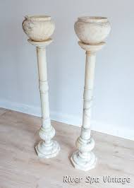 Italian Marble Pedestal Columns