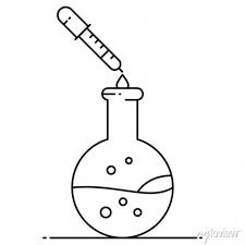 An Icon Design Of Chemical Reaction