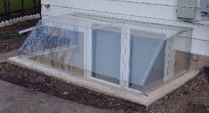 Metal And Clear Plastic Window Well Covers