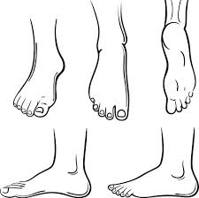 Feet Silhouette Vector Images Over 5 000