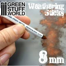 gsw 9311 weathering brushes 8mm set