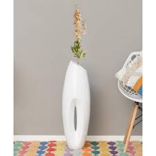 Uniquewise Tall Floor Vase White Floor