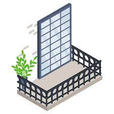 Premium Vector Glass Window Wall Grid