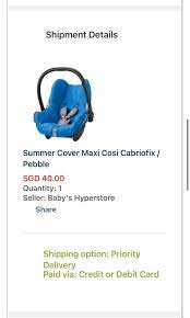 Summer Cover Maxi Cosi Cabriofix