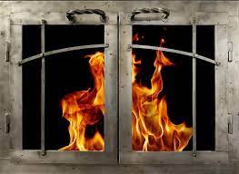 Glass Fireplace Doors On Long Island